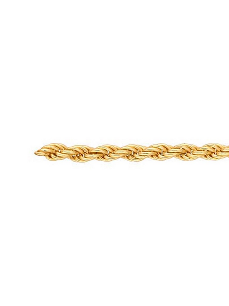 French Rope Chain Gold Filled Necklace